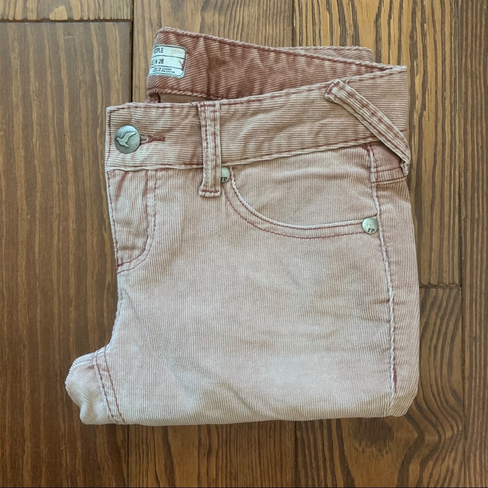 Free People Dust Pink Cords